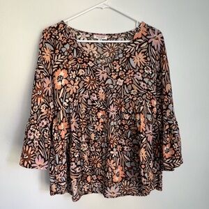 Andre by Unit Floral Boho Blouse